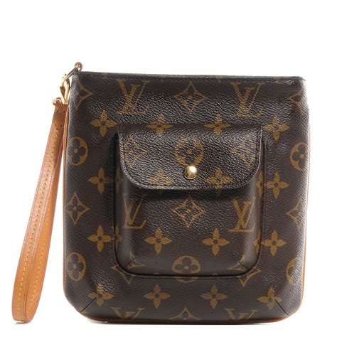 louis vuitton partition wristlet|louis vuitton monogram wristlet.